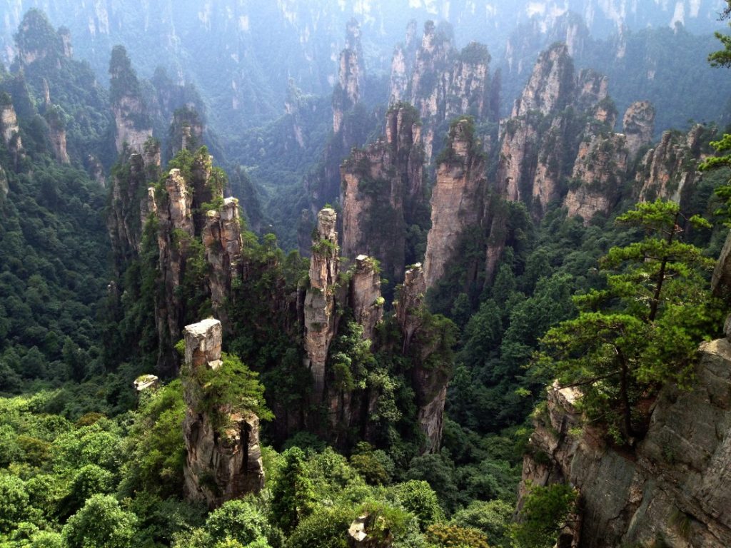 Wulingyuan, Hunan Province, China | Image via Backyardtravel.com